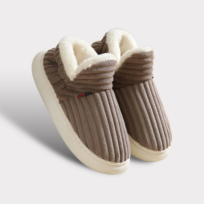 Cosycombe™ Fluffy Fleece Winter Slippers with Thick, Non-Slip Soles