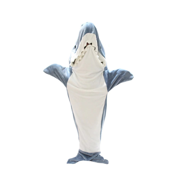 Cosycombe Wearable Shark Blanket Hoodie with Foot Openings