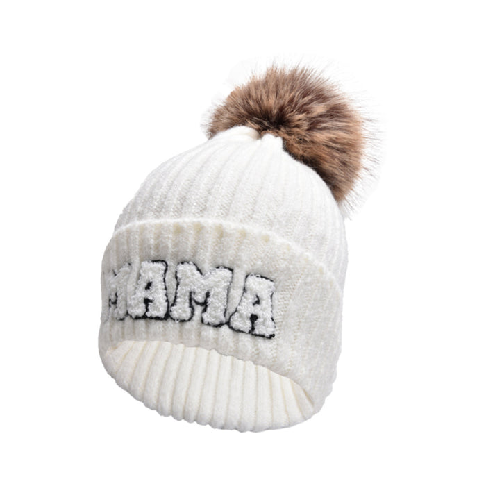 Cosycombe MAMA Beanie with Pompom, Matching MINI Set