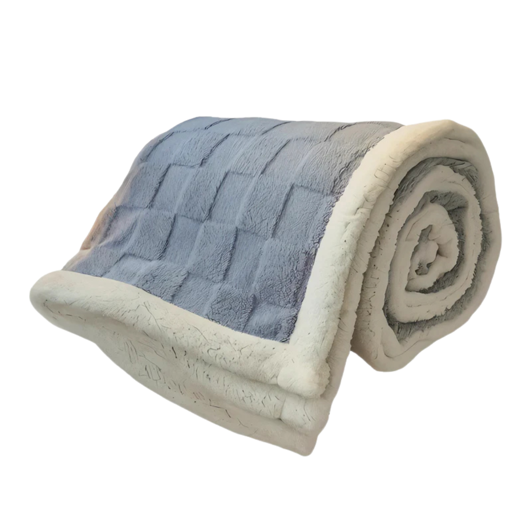 Cosycombe™ Double-Sided Fleece and Sherpa Blanket, Extra Warm Sofa Throw