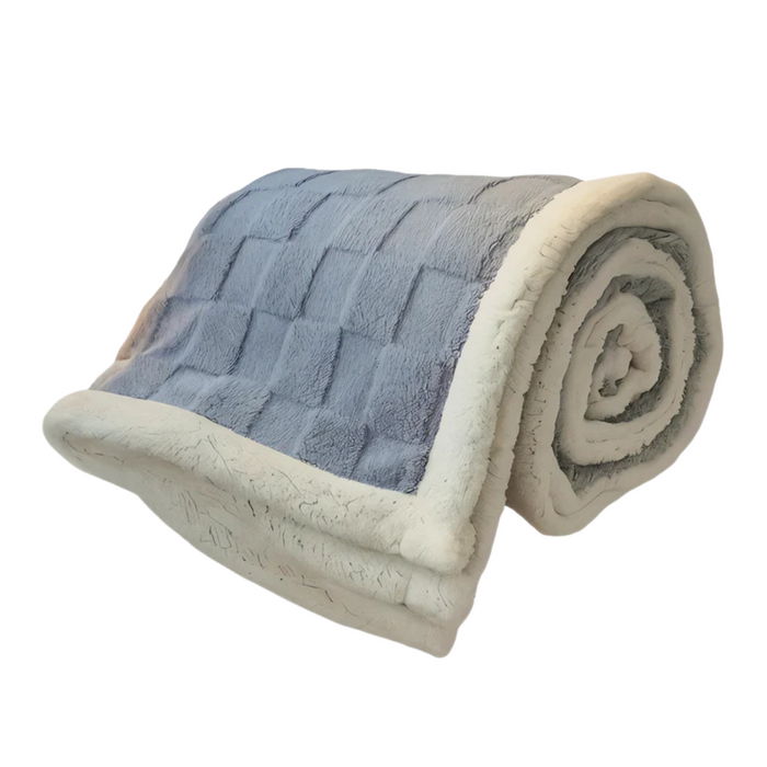 Cosycombe™ Double-Sided Fleece and Sherpa Blanket, Extra Warm Sofa Throw