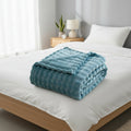 Cosycombe™ 3D Bubble Plush Blanket with Cloud-Soft Raised Texture