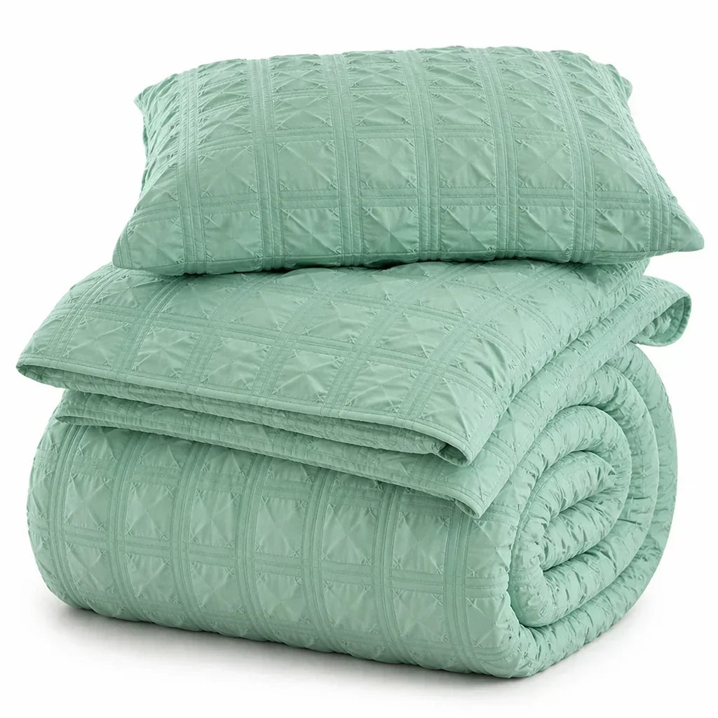Cosycombe™ Pintuck Duvet Cover Set with Textured Finish, Wrinkle-Free