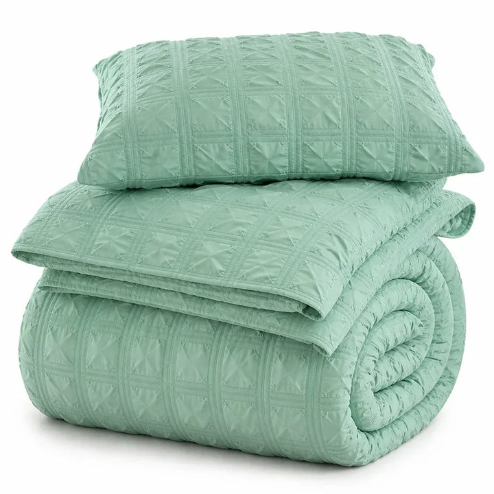 Cosycombe™ Pintuck Duvet Cover Set with Textured Finish, Wrinkle-Free