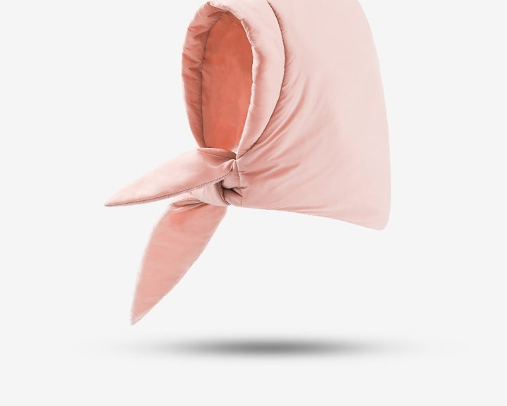 Padded winter trapper hat with ear flaps
