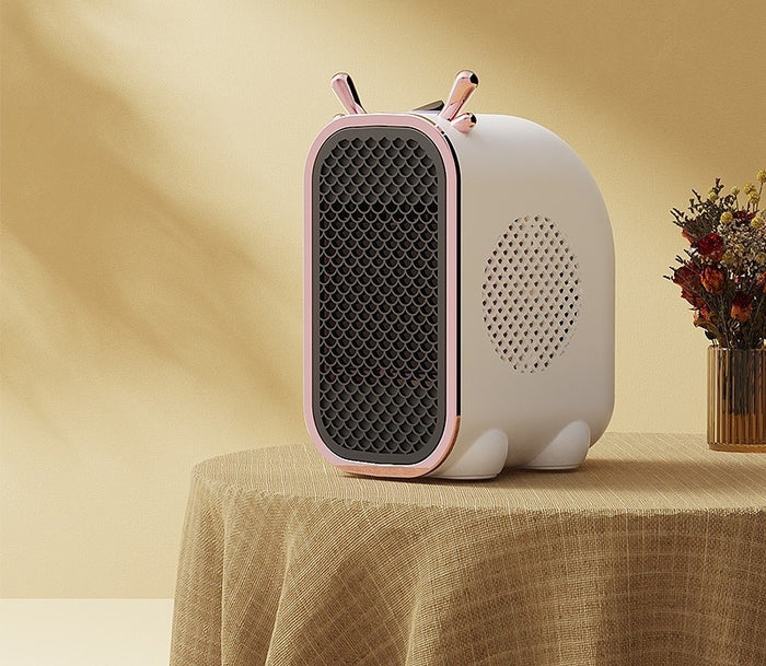 Cosycombe Mini PTC Fan Heater with Cute Ear Design