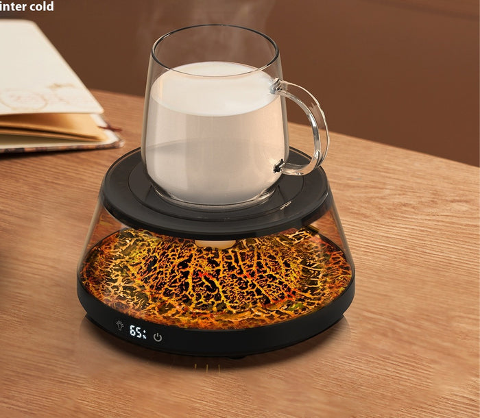 Cosycombe Volcano Cup Warmer with Glowing Light Base