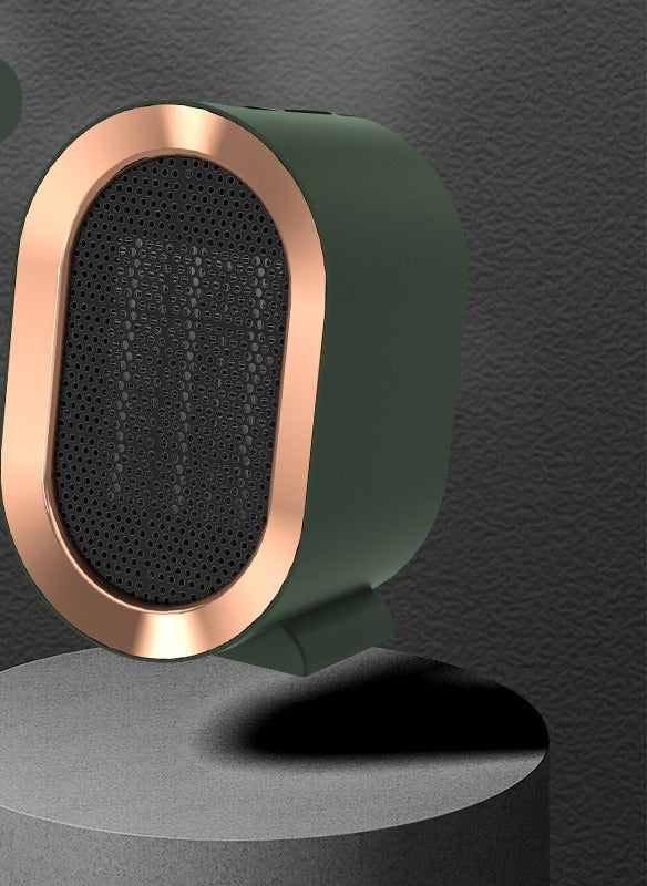 Small ceramic desk fan heater