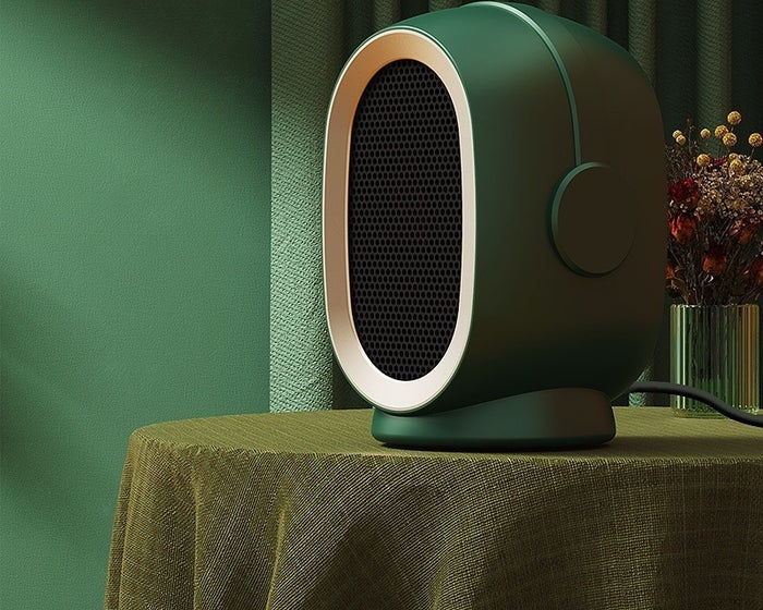 Cosycombe Compact Ceramic Fan Heater with Tip-Over Shut-Off