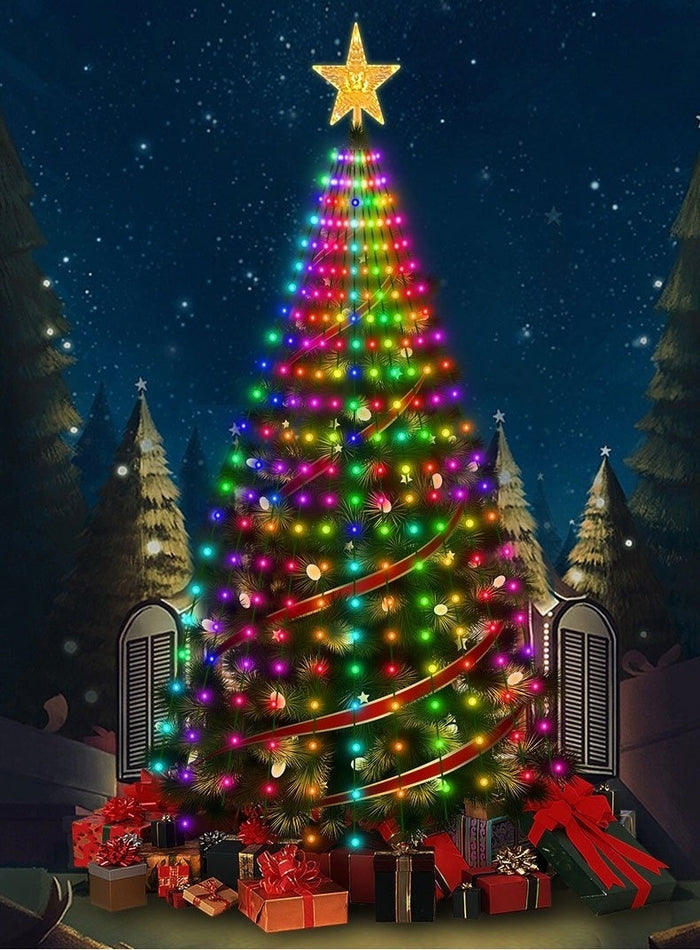 Cosycombe Smart Christmas tree light curtain with 400 LEDs