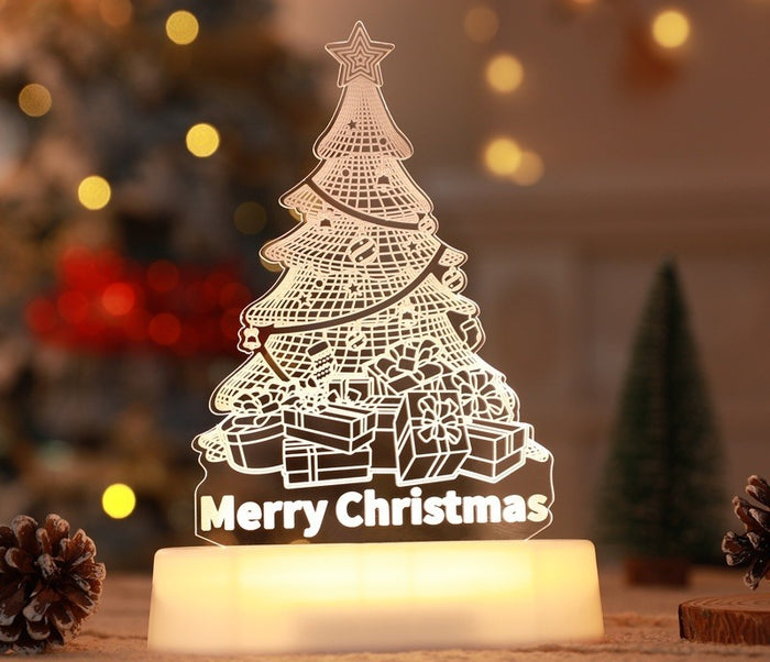 Cosycombe 3D acrylic Christmas night light with engraving