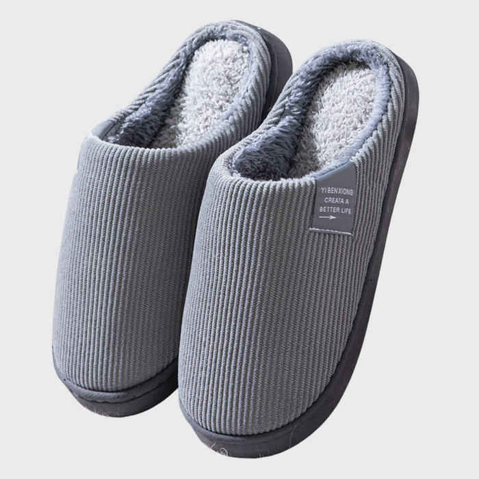 Cosycombe™ Soft Warm-Lined Slippers with Durable Easy Slip-On Sole