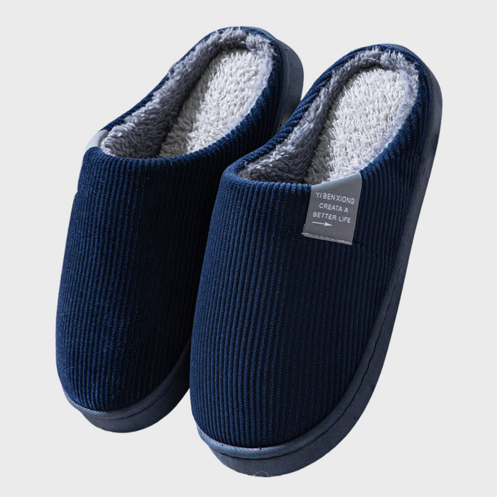 Cosycombe™ Soft Warm-Lined Slippers with Durable Easy Slip-On Sole