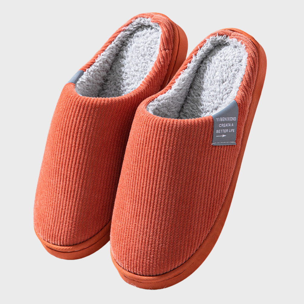 Cosycombe™ Soft Warm-Lined Slippers with Durable Easy Slip-On Sole