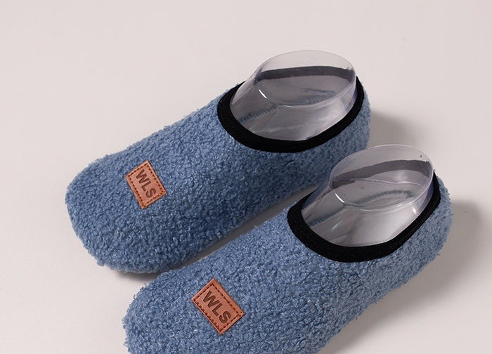 Cosycombe Fleece-Lined Slipper Socks with Non-Slip Sole