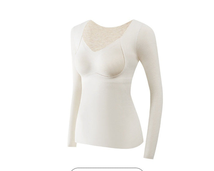 Cosycombe Fleece Lined Thermal Top with Built-In Padded Bra
