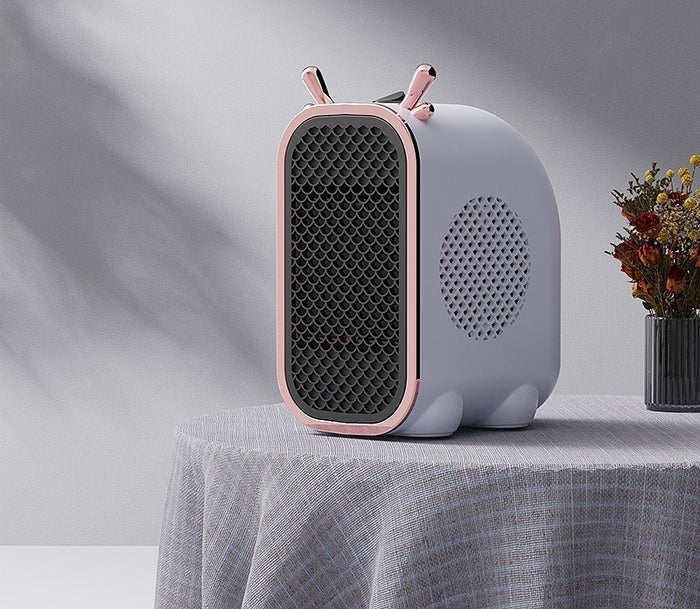 Cosycombe Mini PTC Fan Heater with Cute Ear Design