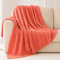 Cosycombe™ Cable Knit Throw Blanket, Lightweight Warmth Without Bulk