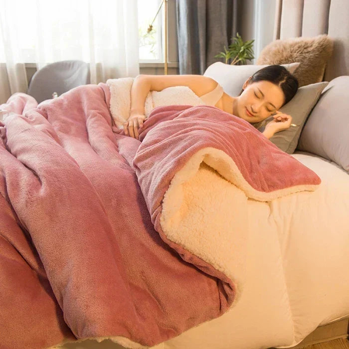 Cosycombe™ Reversible Flannel Duvet Cover with Soft Cashmere Lining