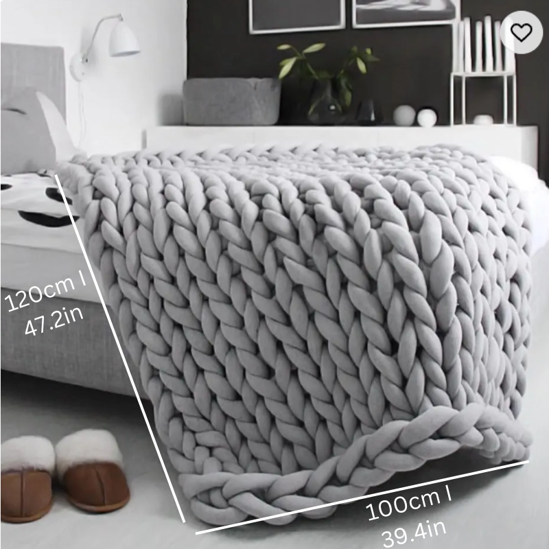 Cosycombe™ Quilted Weighted Sleep Blanket With Gentle Calming Pressure