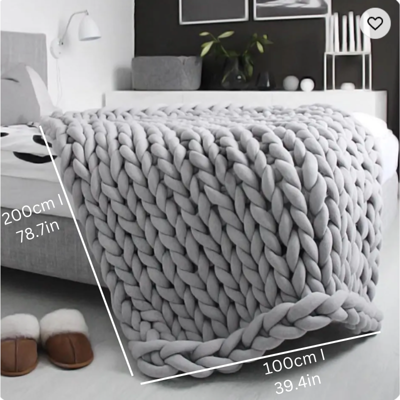 Cosycombe™ Quilted Weighted Sleep Blanket With Gentle Calming Pressure