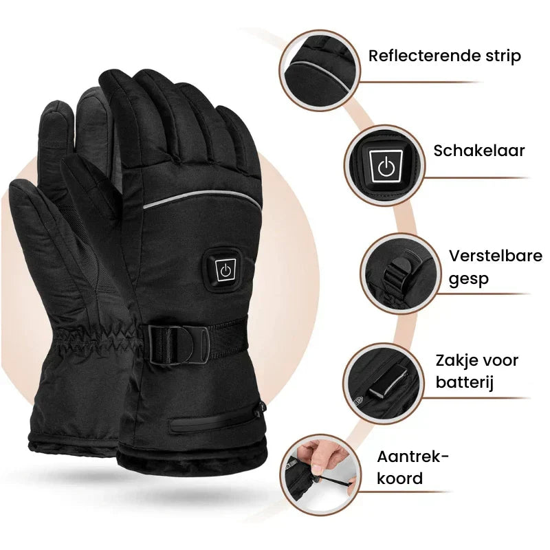 Cosycombe™ Heated Touchscreen Gloves with 3 Heat Levels