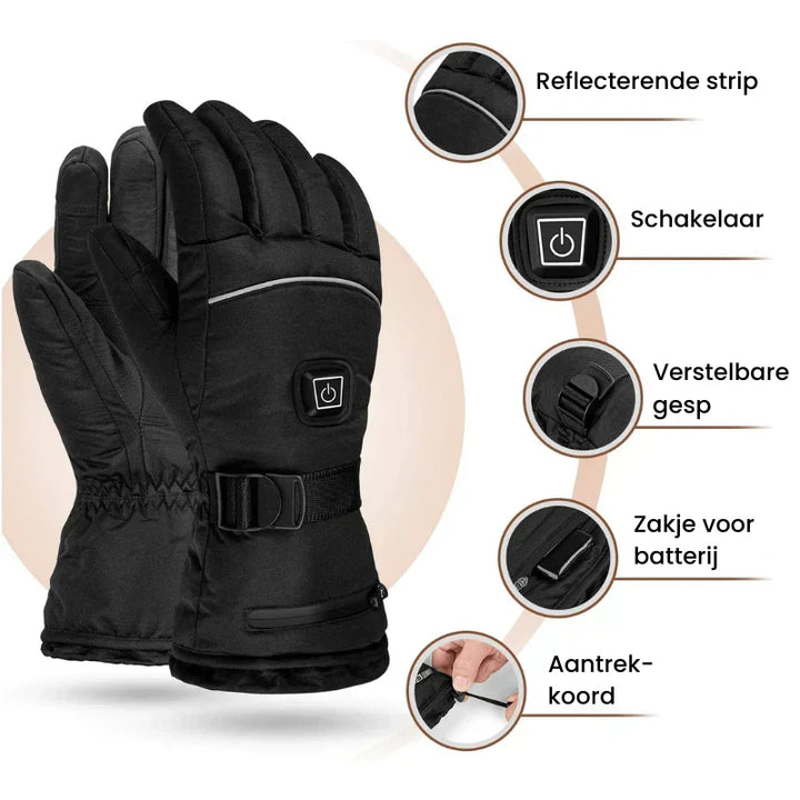 Cosycombe™ Heated Touchscreen Gloves with 3 Heat Levels