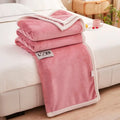 Cosycombe™ Ultra-Soft Lightweight Flannel Fleece Throw in Pink