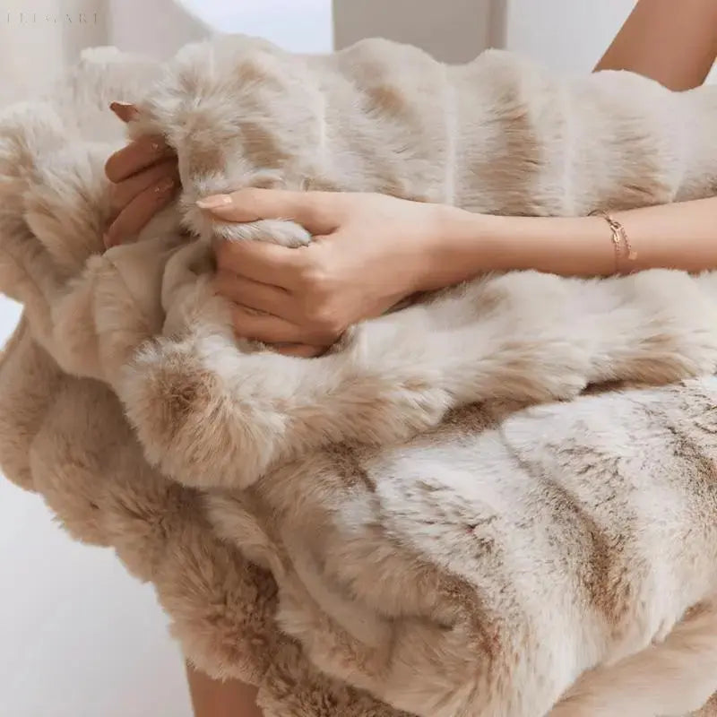 Cosycombe™ Fluffy Bubble Texture Blanket with Silky-Soft Feel