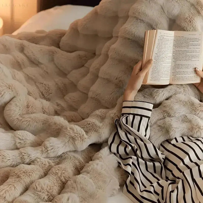 Cosycombe™ Fluffy Bubble Texture Blanket with Silky-Soft Feel