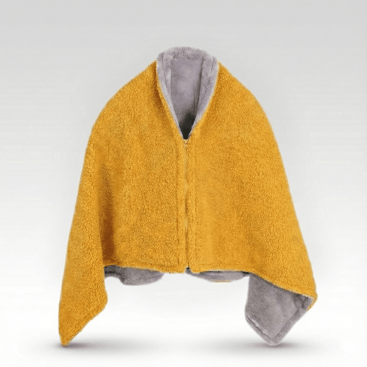 Cosycombe™ Sherpa Fleece USB Heated Throw with Zip &amp; 3 Heat Levels