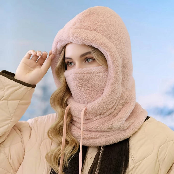Cosycombe™ Fleece Balaclava Hood with Drawstrings and Extra-Long Neck