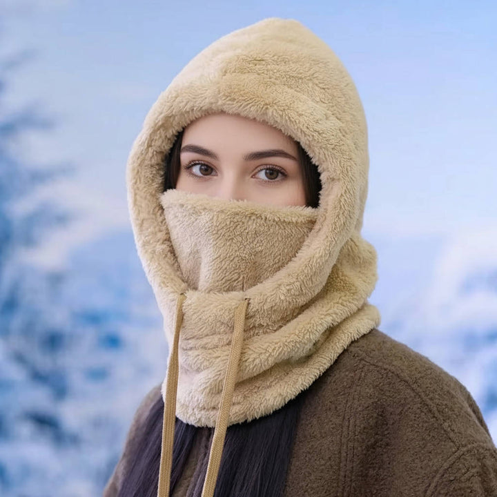 Cosycombe™ Fleece Balaclava Hood with Drawstrings and Extra-Long Neck