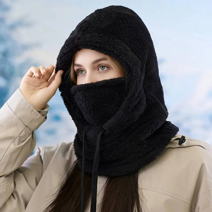 Cosycombe™ Fleece Balaclava Hood with Drawstrings and Extra-Long Neck