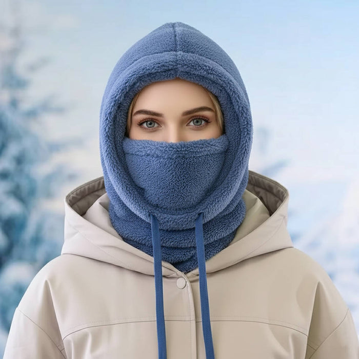 Cosycombe™ Fleece Balaclava Hood with Drawstrings and Extra-Long Neck