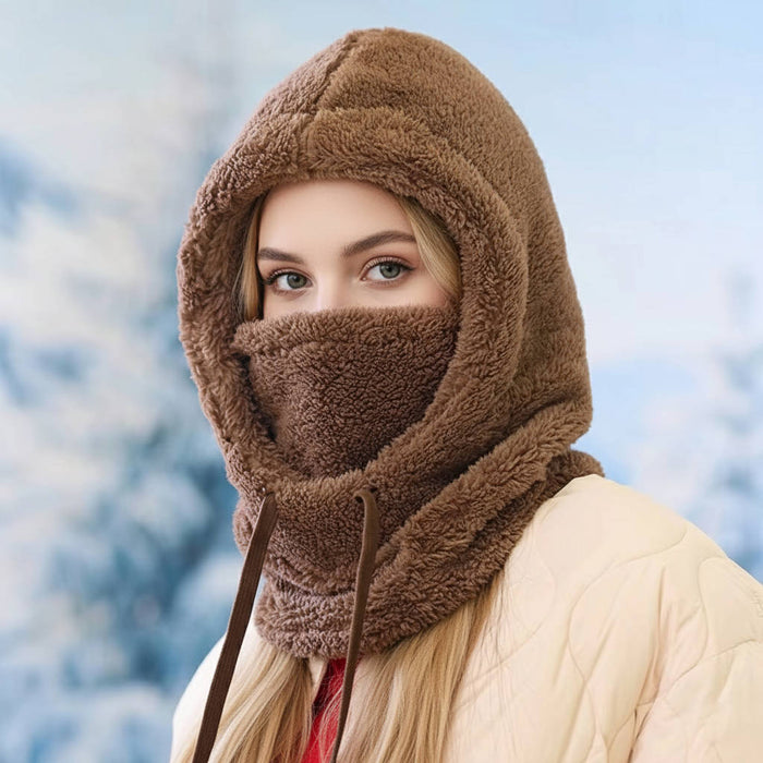 Cosycombe™ Fleece Balaclava Hood with Drawstrings and Extra-Long Neck