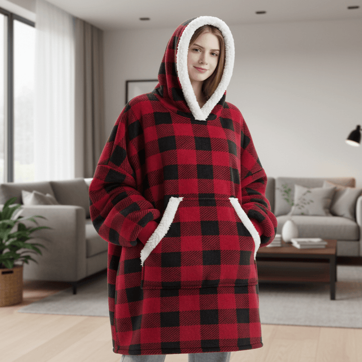 Cosycombe™ Oversized Fleece Hoodie Blanket with Big Warm Hood