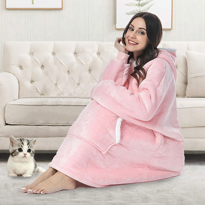 Cosycombe™ Hooded Blanket Jumper – Relaxed Fit Warmth for Chilly Days