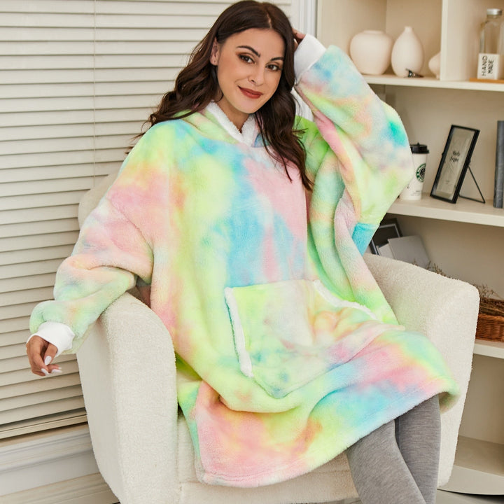 Cosycombe™ Fleece Hoodie Blanket with Big Hood and Pockets – One Size
