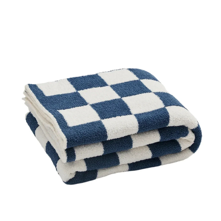 Cosycombe™ Soft Plush Throw Blanket in Navy for Cosy Year-Round Snuggling