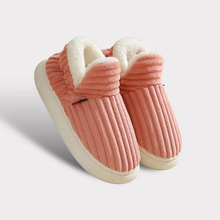 Cosycombe™ Soft Flannel Fleece Slippers with Non-Slip Soles
