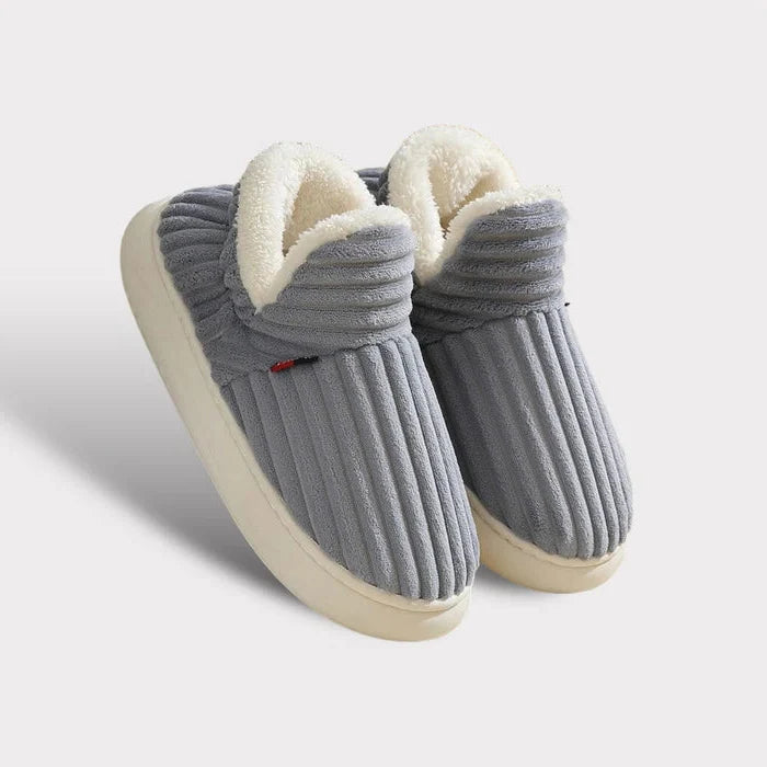 Cosycombe™ Soft Flannel Fleece Slippers with Non-Slip Soles