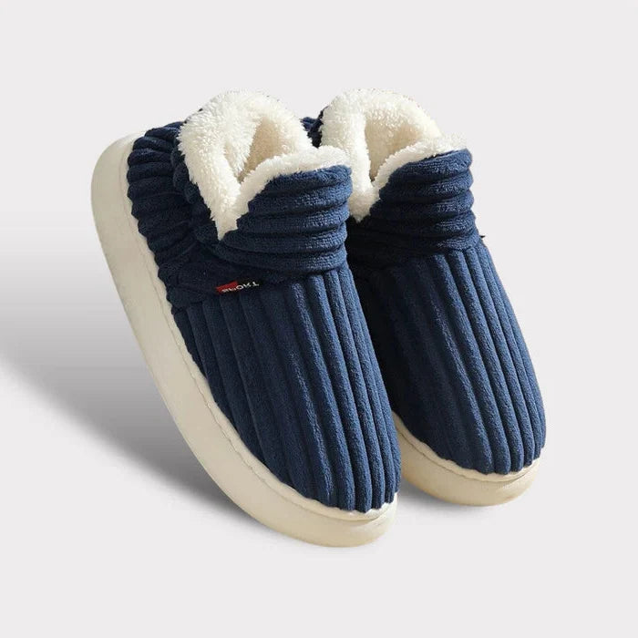 Cosycombe™ Soft Flannel Fleece Slippers with Non-Slip Soles