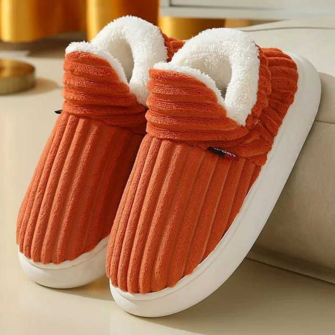 Cosycombe™ Cushioned Winter Slippers with Thick Non-Slip Soles