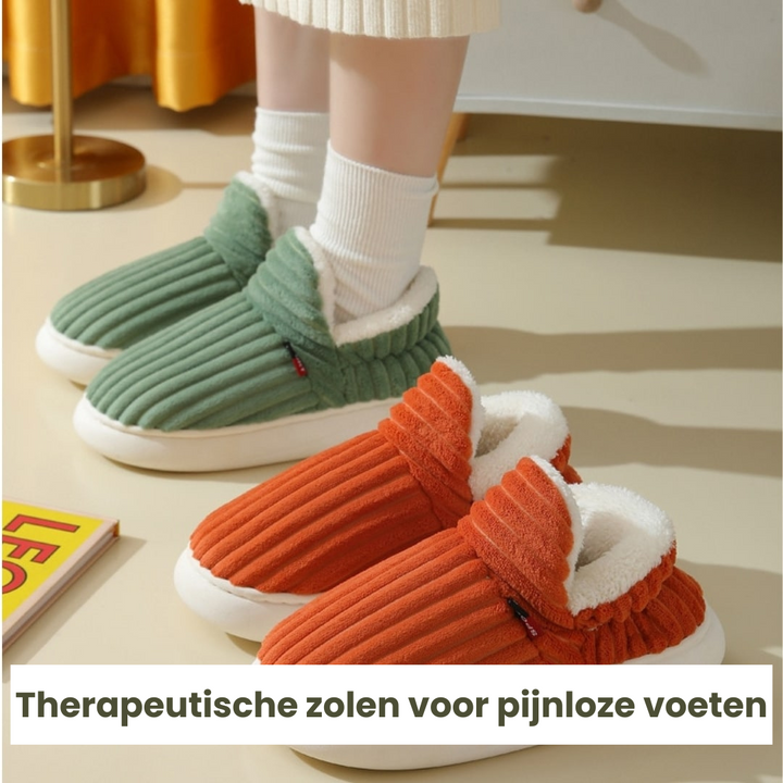 Cosycombe™ Cushioned Winter Slippers with Thick Non-Slip Soles