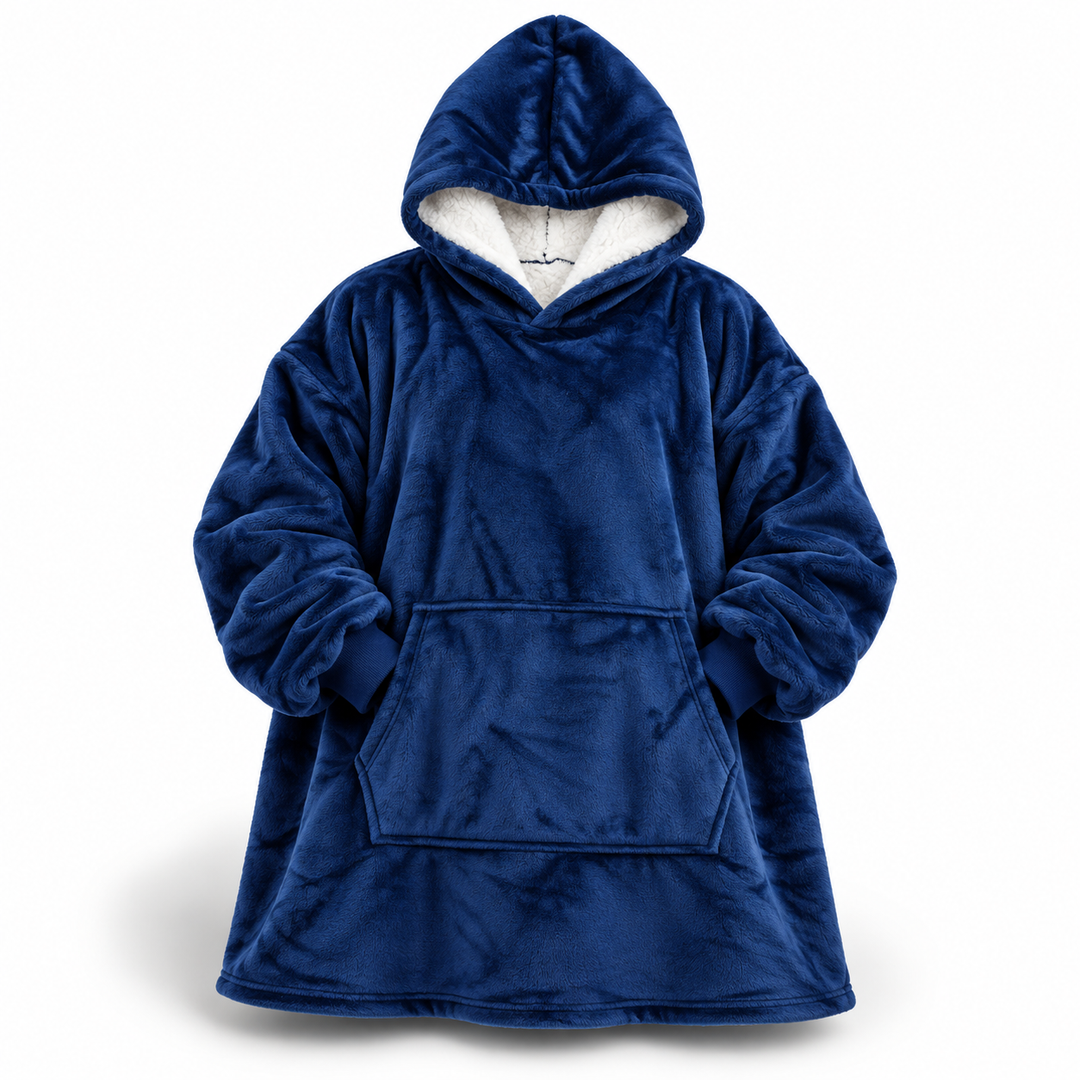 Cosycombe™ Ultra-Soft Oversized Sherpa Hoodie Blanket with Pocket