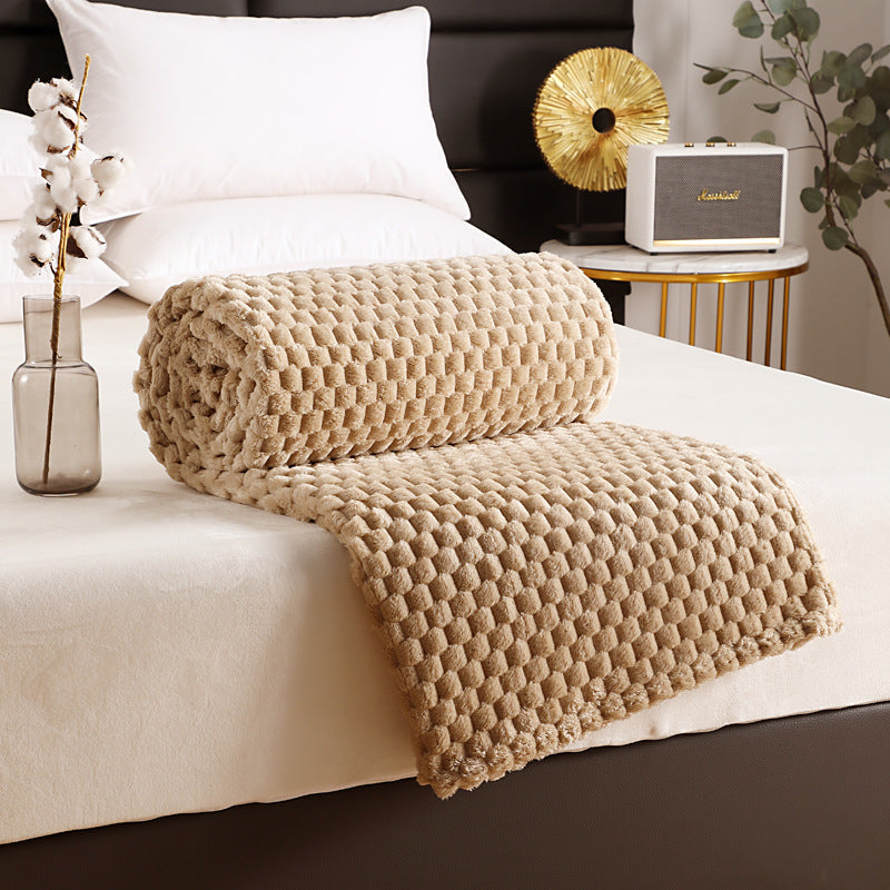 Cosycombe™ Soft Cosy Plaid Blanket in Eleven Colours, Machine Washable