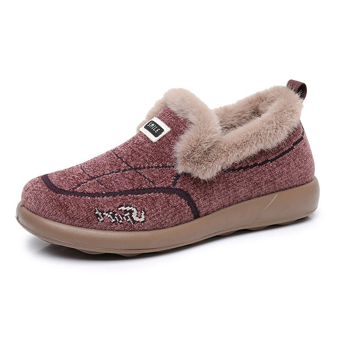 Cosycombe™ Fleece-Lined House Slippers with Breathable Textile Upper
