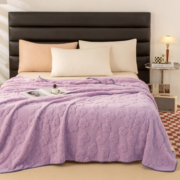Cosycombe™ Soft Floral Blanket for Bed and Sofa, Machine Washable