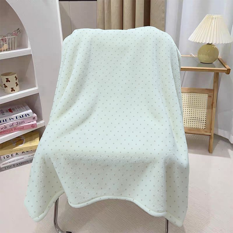 Cosycombe™ Polka Dot Throw Blanket in Soft Pastel Shades